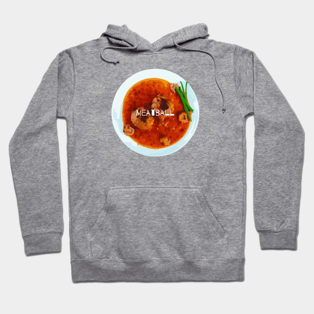 Funny Food Graphic Hoodie by Spindriftdesigns